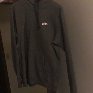Men’s L dark grey Nike hoodie